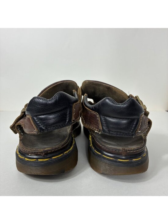 VTG Y2K Dr Martens 8A26 Bark Grizzly Chunky Fisherman Sandals Mens 13 Brown main image 6